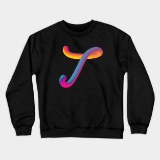 Curly T Crewneck Sweatshirt